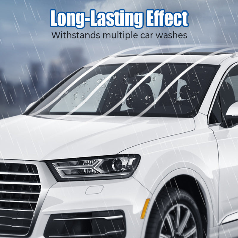🚗 Auto Glas Regenabweiser & Anti-Beschlag Set - Erzeugt unsichtbare Schutzschicht für verbesserte Sicht bei allen Wetterbedingungen 🌧️🔮
